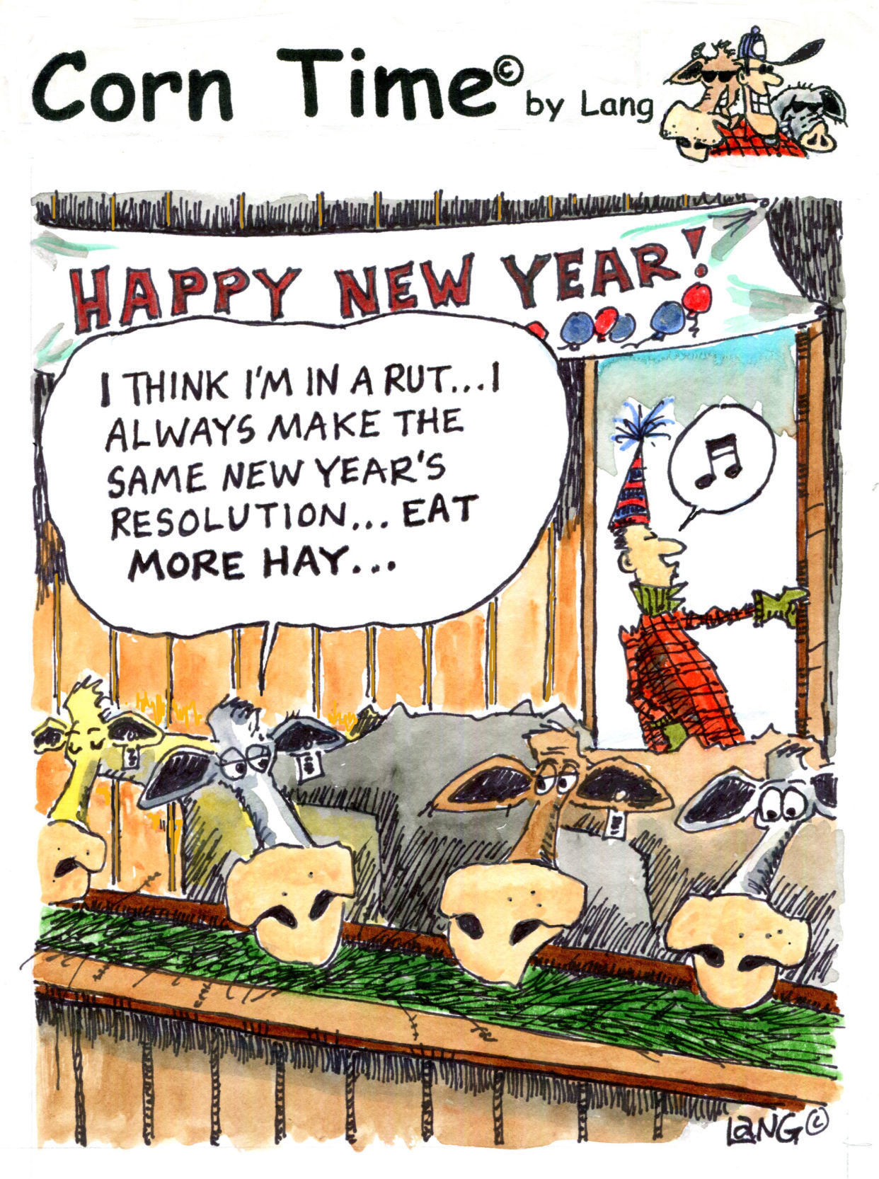 Corn Time by Bob Lang